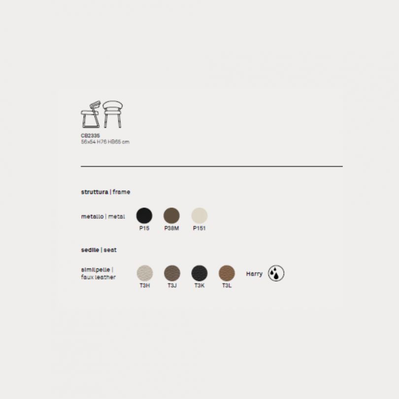 Sedia NY ANNIVERSARY CB2335 - CONNUBIA Sedia NY ANNIVERSARY CB2335 - CONNUBIA