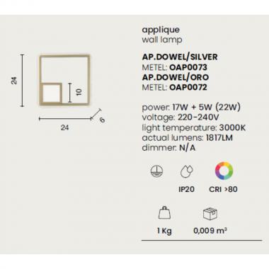Lampada da tavolo DOWEL -... 2