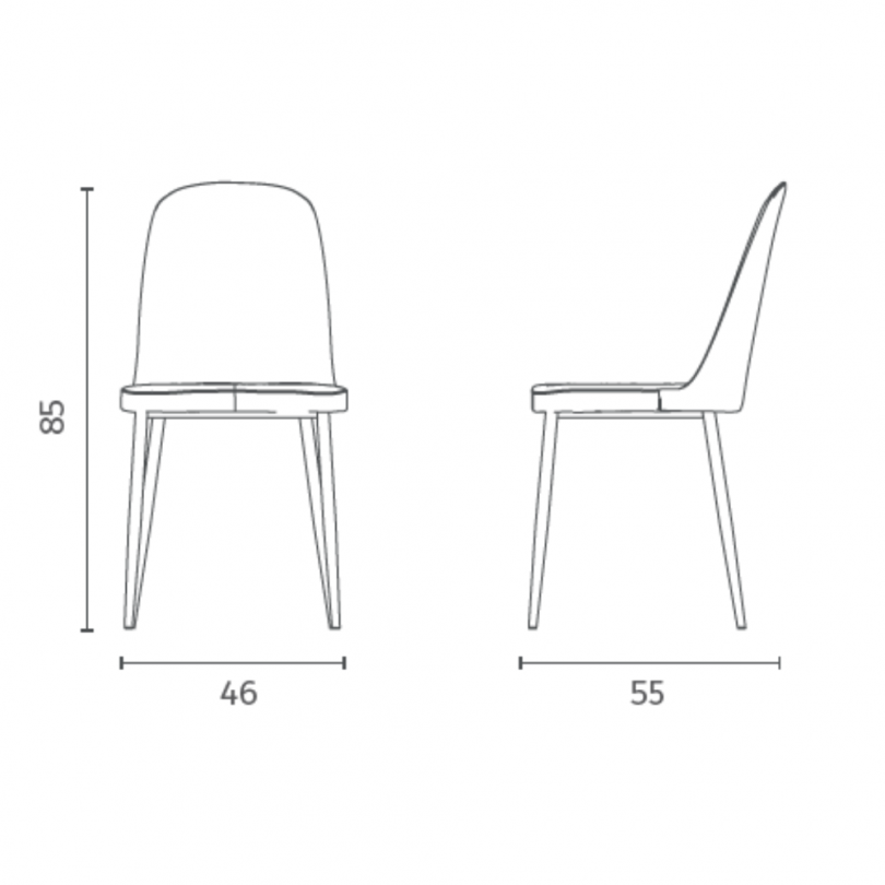 Sedia TAMARA - STONES