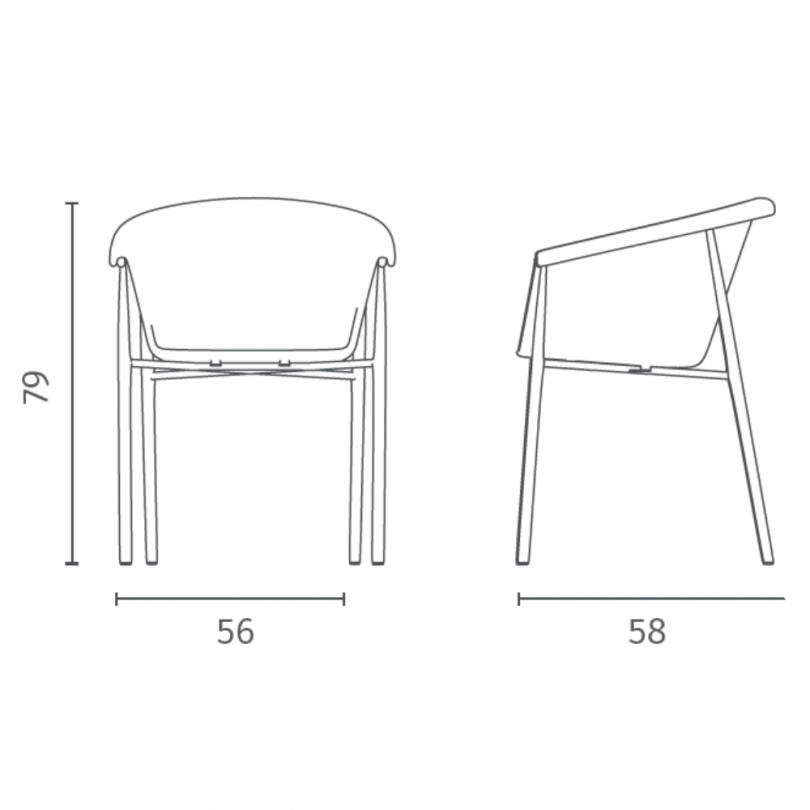 Sedia NARI - STONES Sedia NARI - STONES
