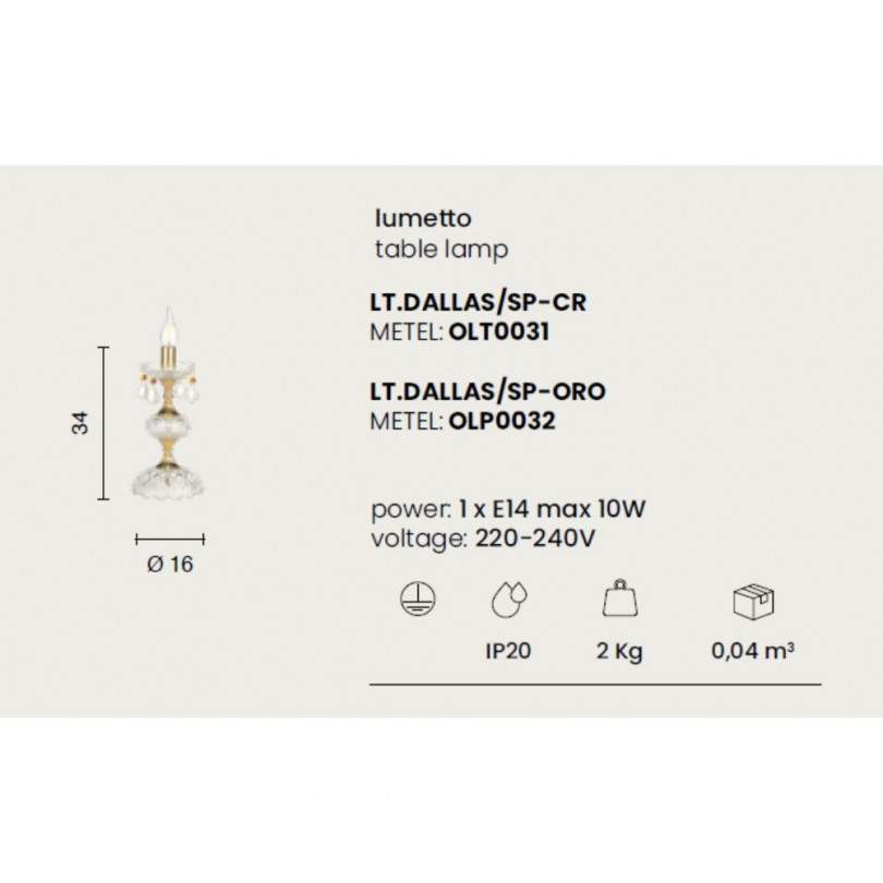 Lumetto DALLAS - Ondaluce