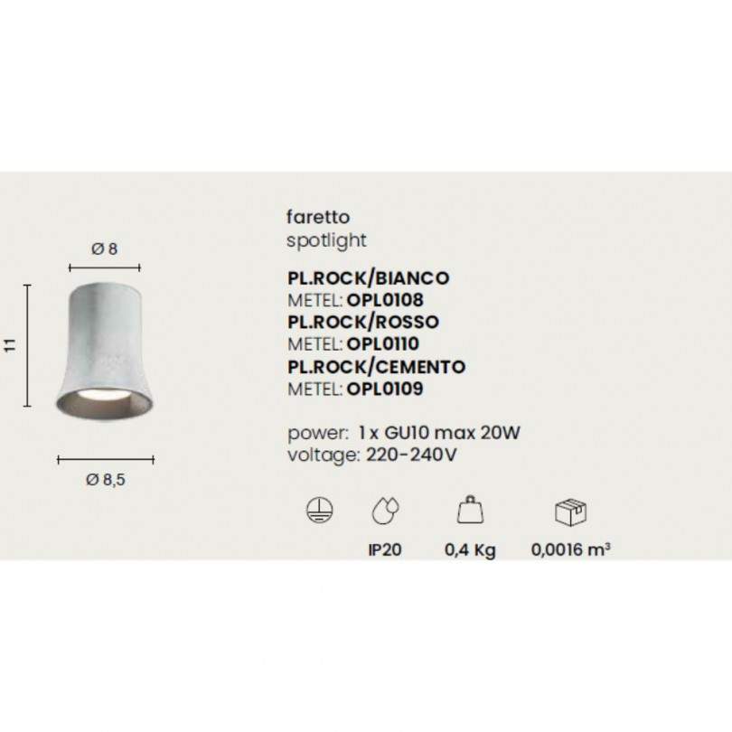 Faretto da soffitto ROCK CEILING -...