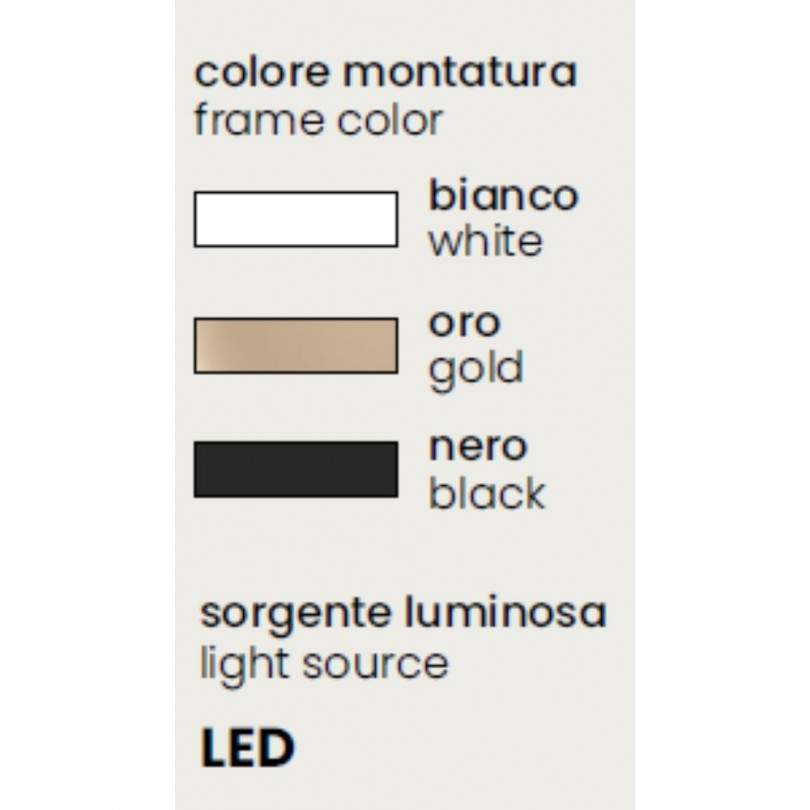 Lampada a parete JAMES - Ondaluce Lampada a parete JAMES - Ondaluce