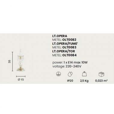 Lumetto OPERA - Ondaluce 2