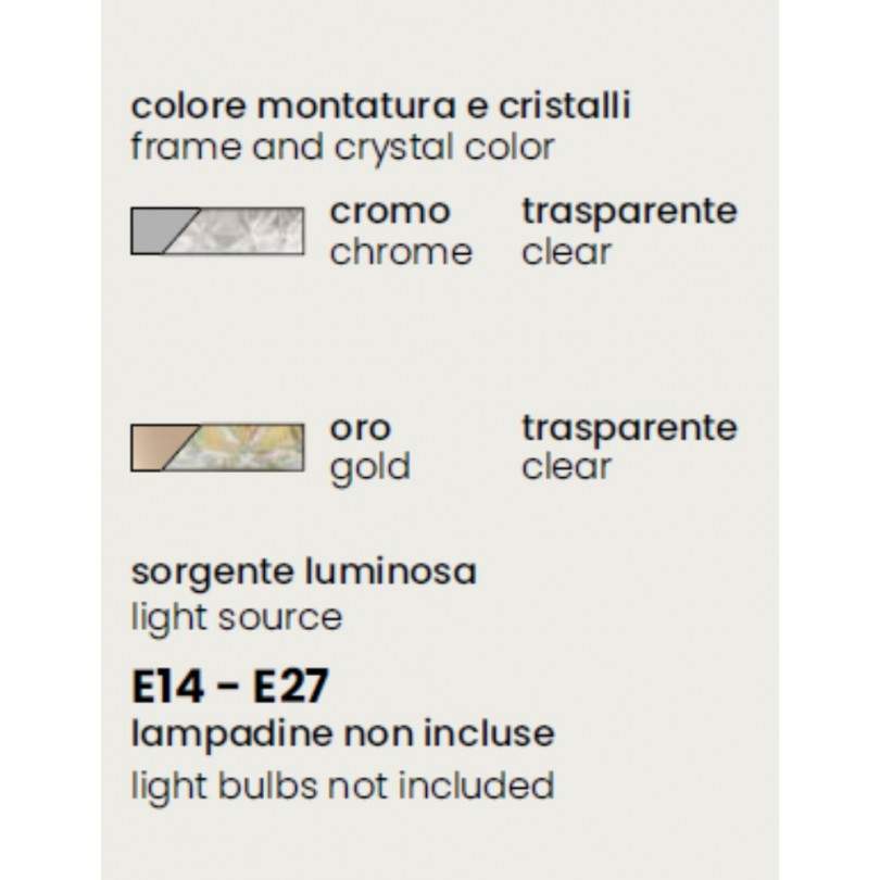 Lampada a parete DALLAS - Ondaluce