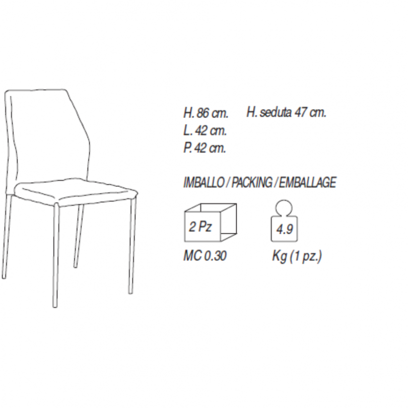 Sedia FIRENZE - LA PRIMAVERA Sedia FIRENZE - LA PRIMAVERA