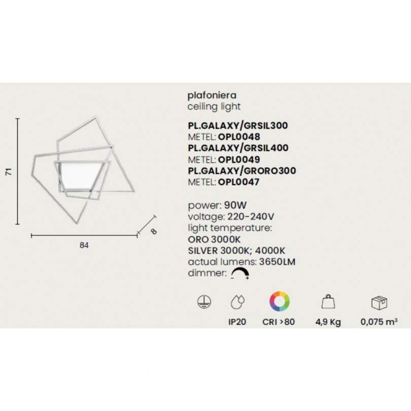 Lampada a parete GALAXY - Ondaluce Lampada a parete GALAXY - Ondaluce