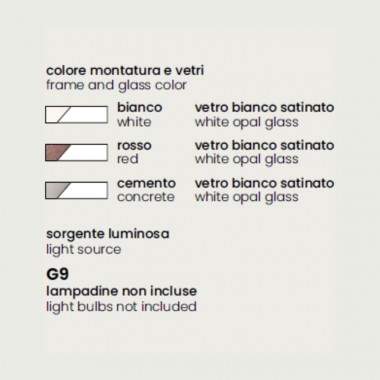 Lampada a parete ROCK -... 2