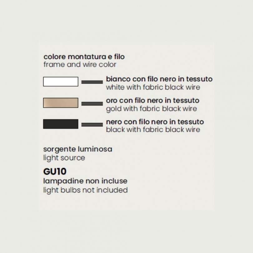 Lampada sospesa FILO - Ondaluce