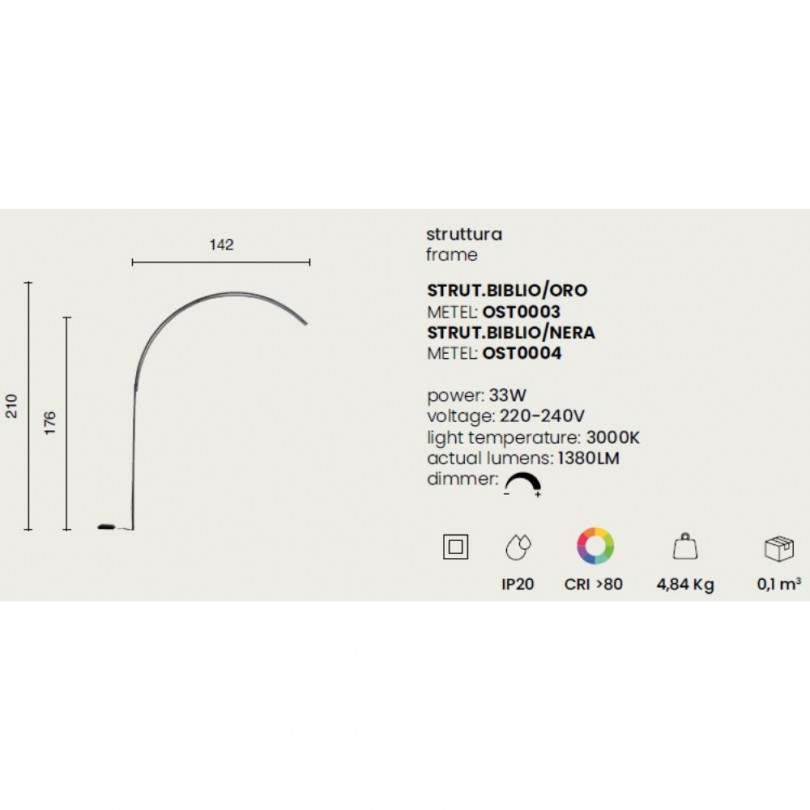 Piantana BIBLIO - Ondaluce