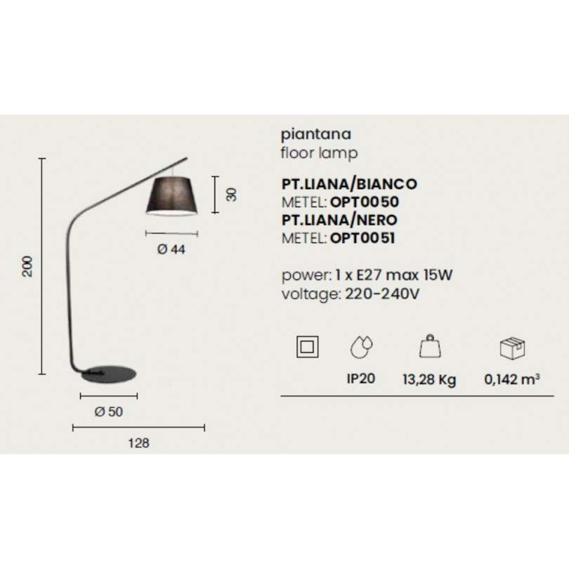 Piantana LIANA - Ondaluce