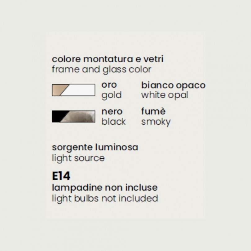 Lampada sospesa MONILE - Ondaluce
