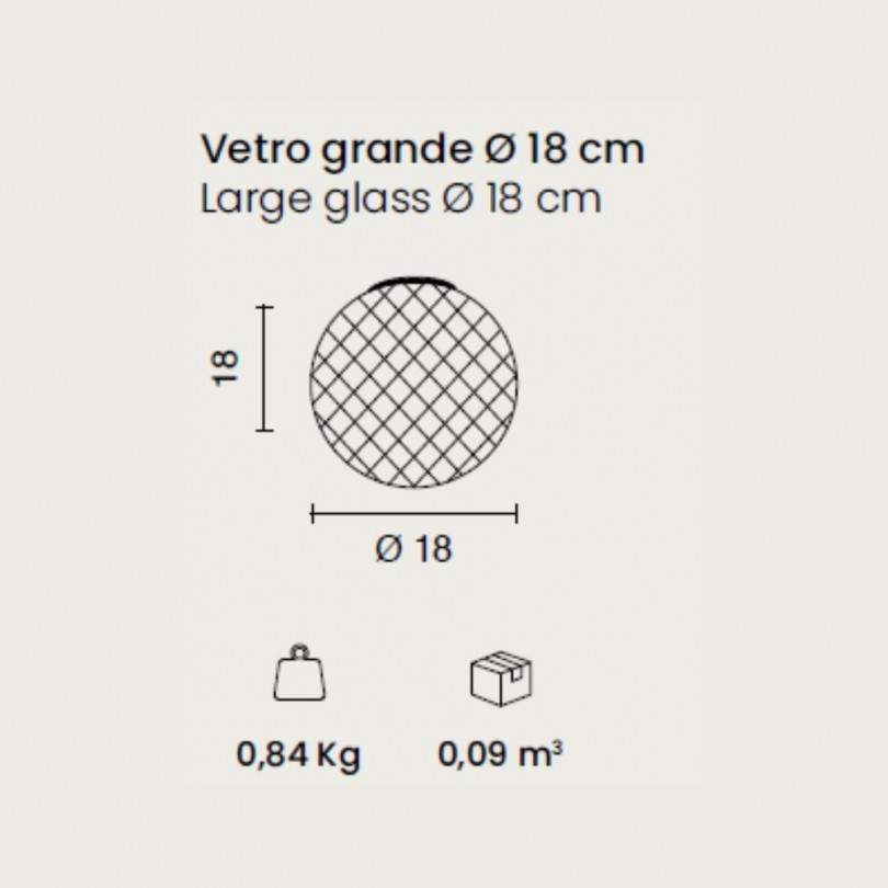Lampada sospesa GOLF - Ondaluce