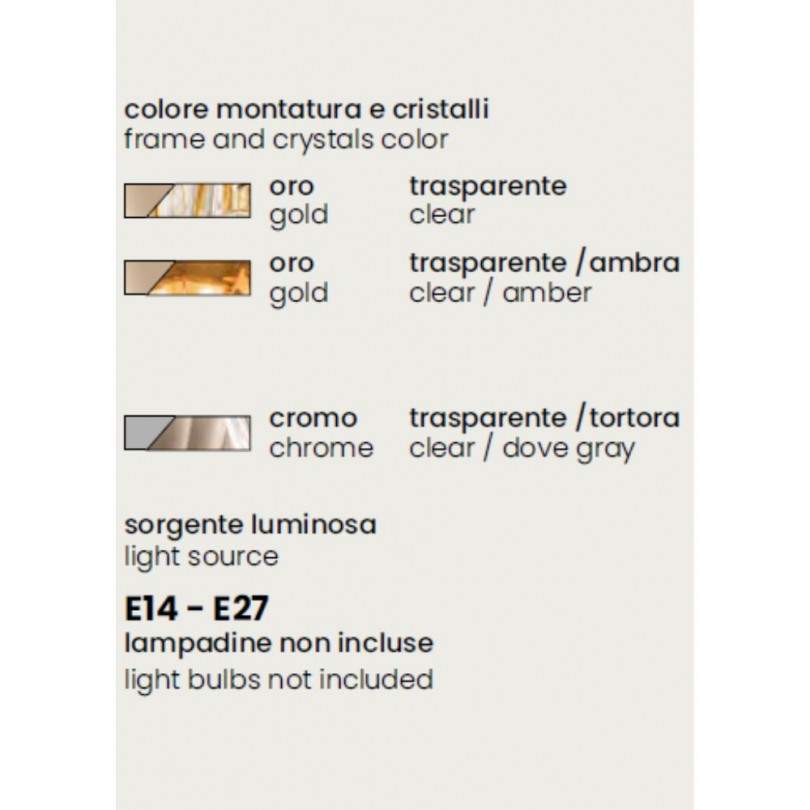 Lampada a parete CECILIA - Ondaluce