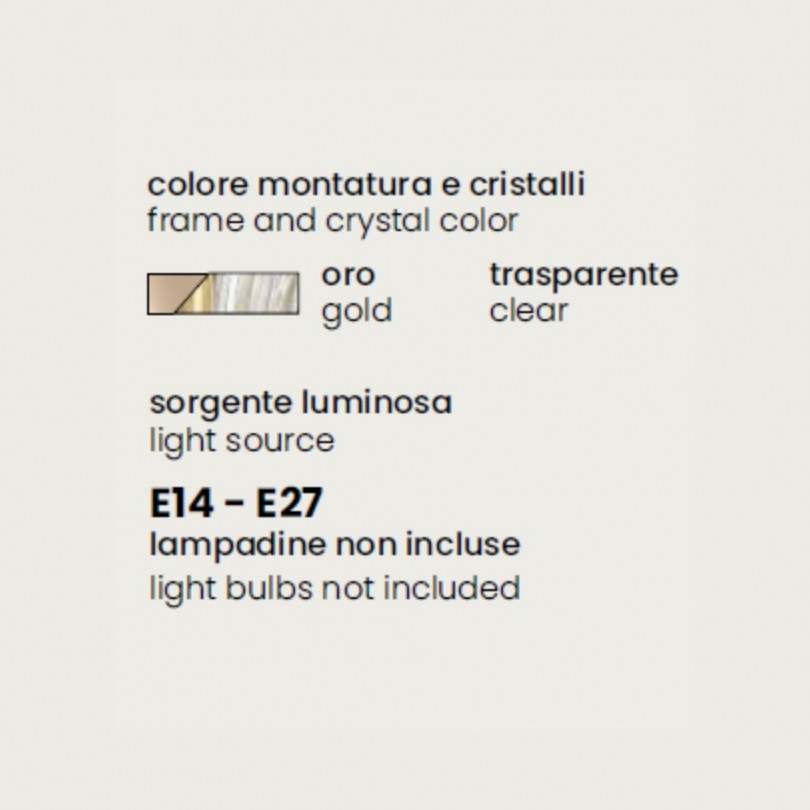 Lampadario FIAMMA - Ondaluce Lampadario FIAMMA - Ondaluce