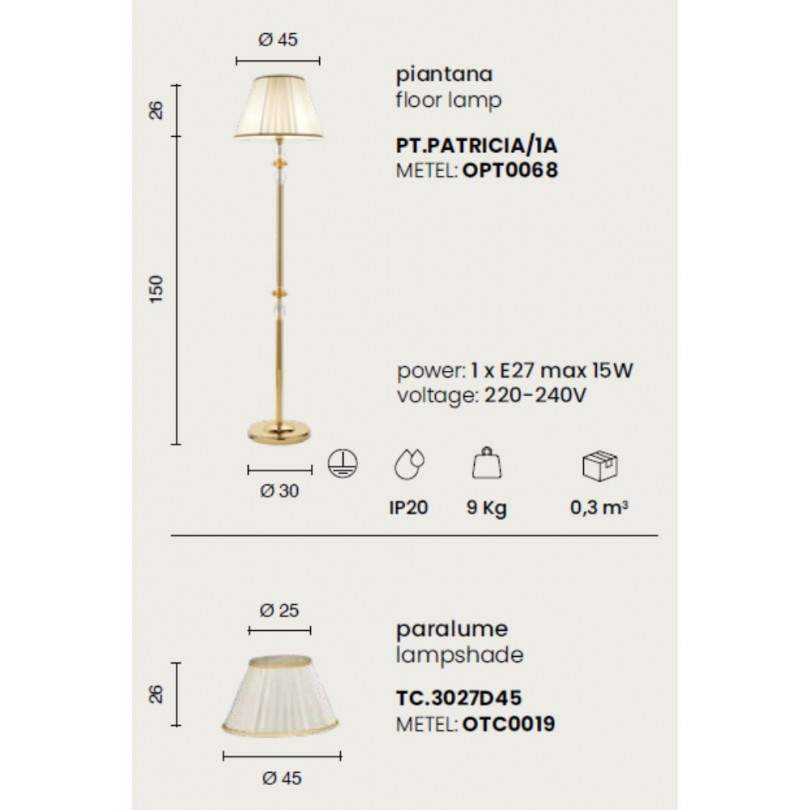 Piantana PATRICIA - Ondaluce