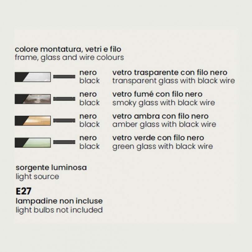 Lampada sospesa BONNIE - Ondaluce Lampada sospesa BONNIE - Ondaluce