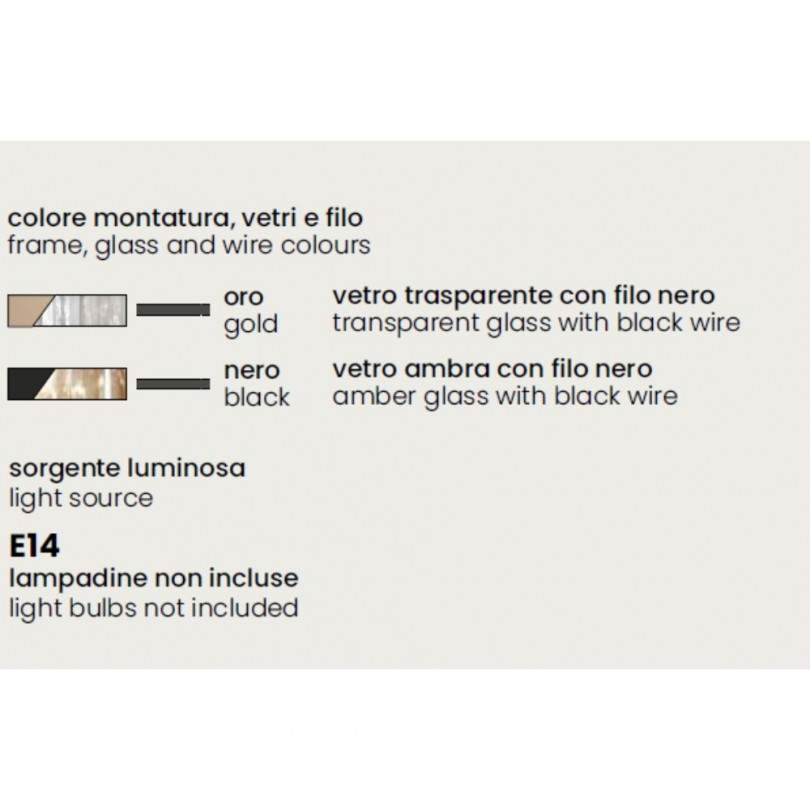 Lampada sospesa PUCK - Ondaluce