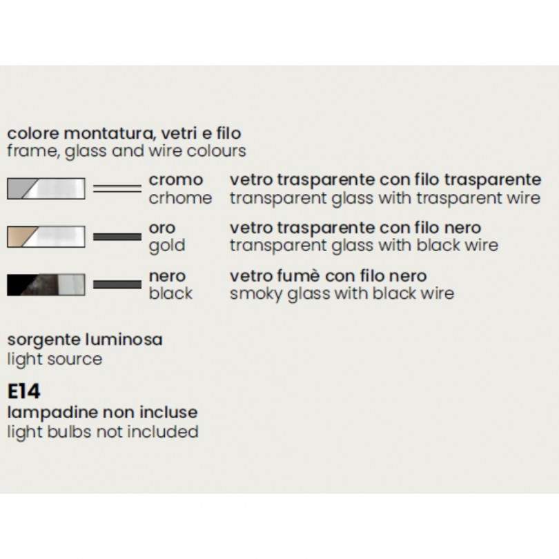 Lampada sospesa TRENTO - Ondaluce