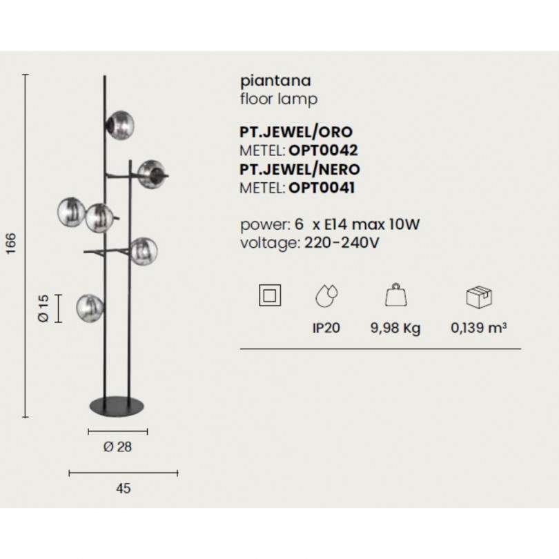 Piantana JEWEL - Ondaluce