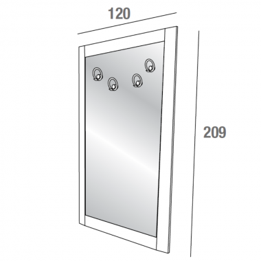 Specchiera JESSICA 531 - La... 2