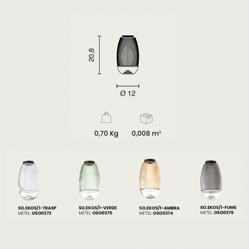 Lampada sospesa EKOS- Ondaluce