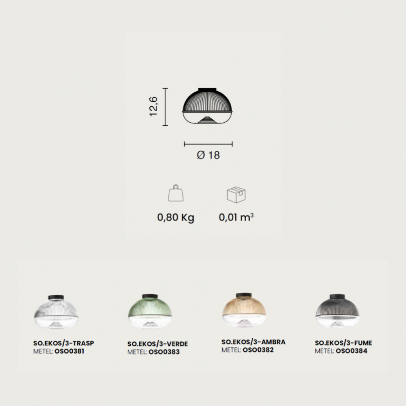 Lampada sospesa EKOS- Ondaluce