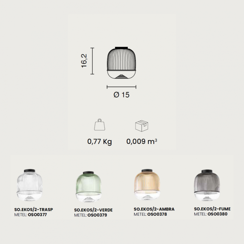 Lampada sospesa EKOS- Ondaluce