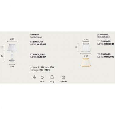 Lumetto BACH - Ondaluce 2