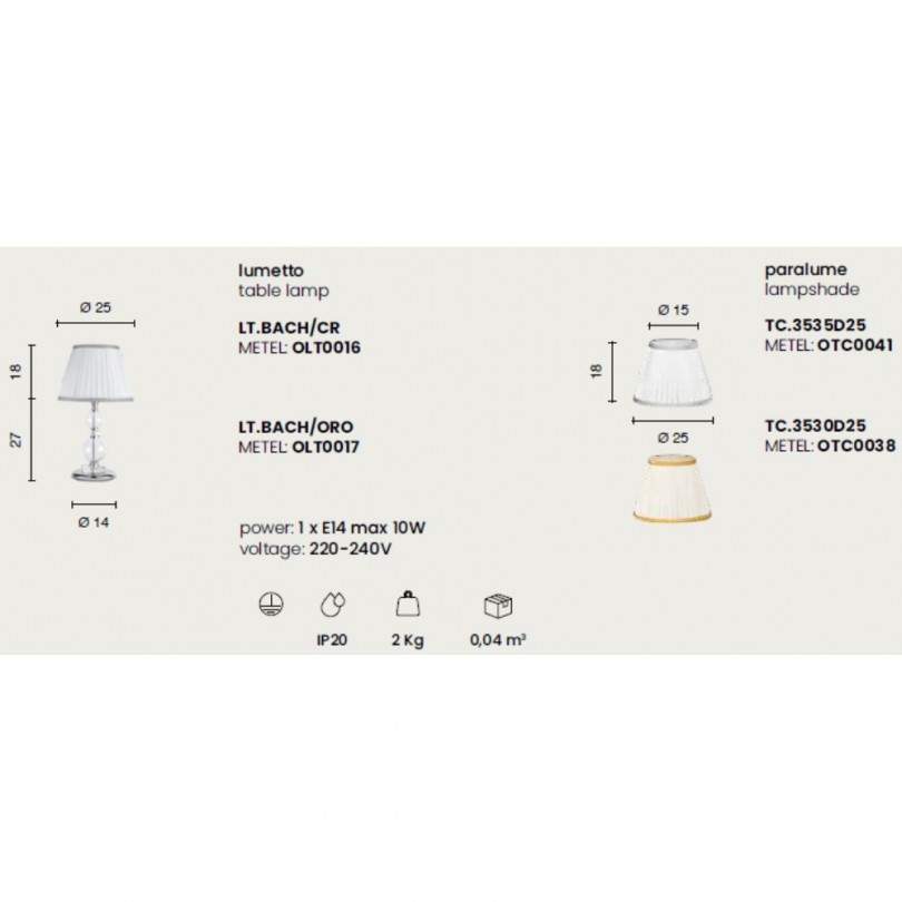 Lumetto BACH - Ondaluce Lumetto BACH - Ondaluce