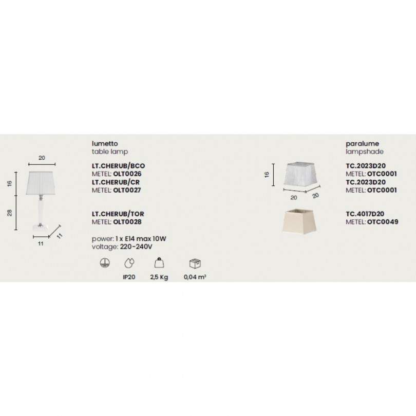 Lumetto CHERUBINI - Ondaluce Lumetto CHERUBINI - Ondaluce