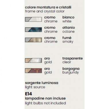 Lampada a parete DEBUSSY -... 2