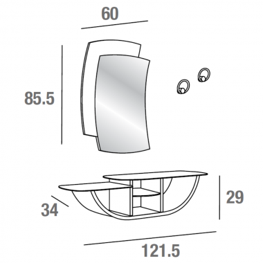 Composizione GONDOLA 671 -... 2