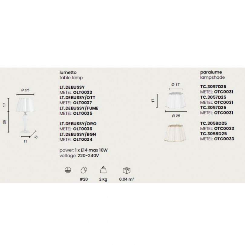 Lumetto DEBUSSY - Ondaluce