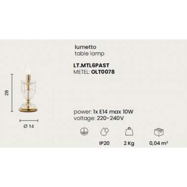 Lumetto MARIA TERESA L6 -... 2