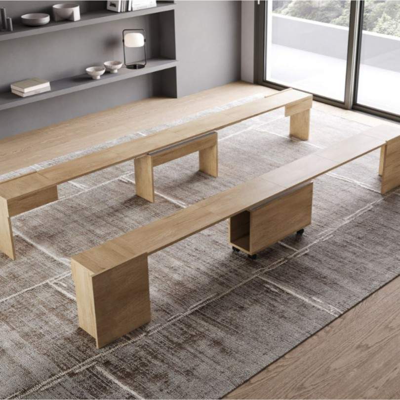 Consolle EVOLVE con panca inferiore e...