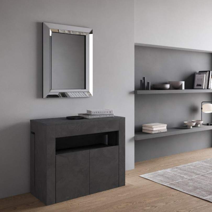 Consolle EVOLVE con panca inferiore-...