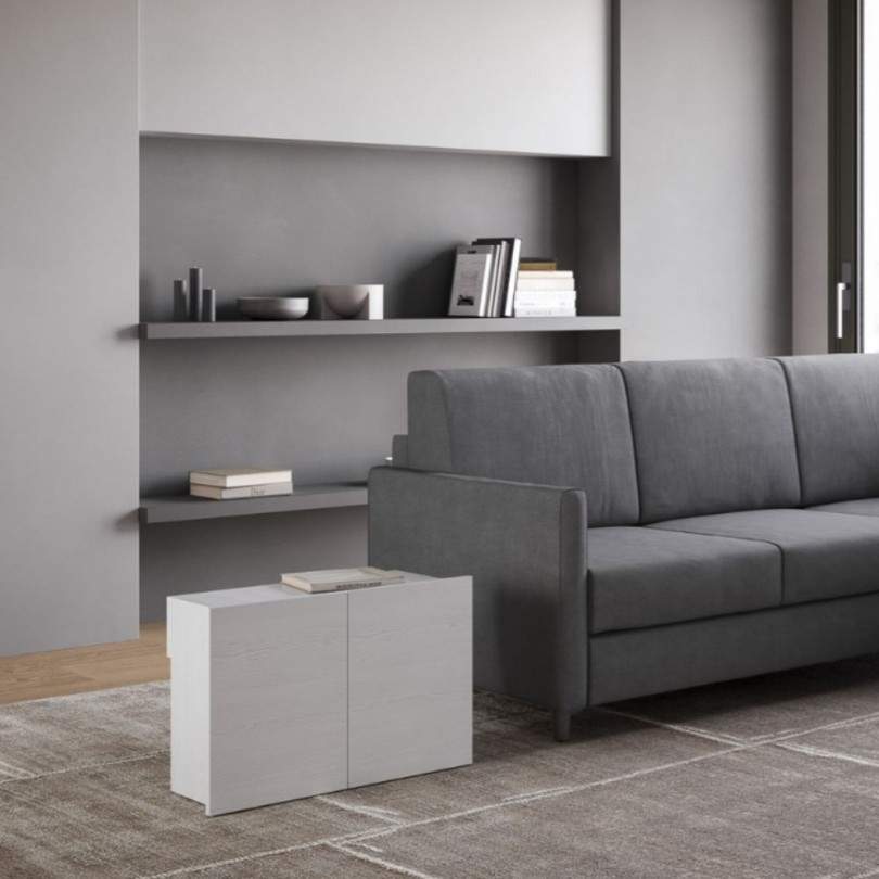 Consolle EVOLVE con panca inferiore-...