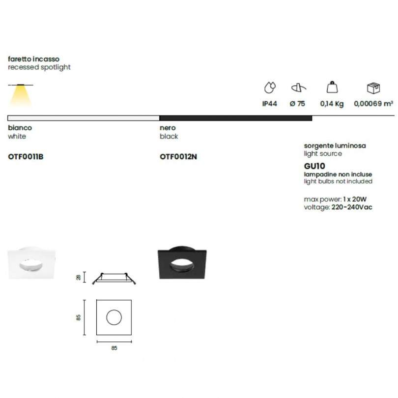 Faretto FABRIC- Ondatech