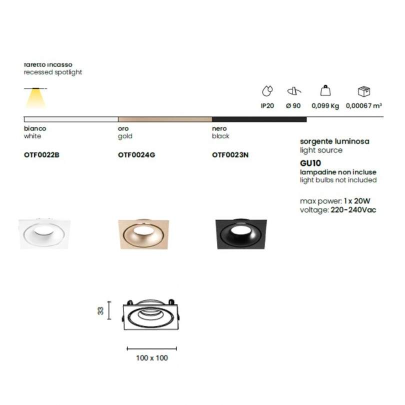 Faretto GIBO'- Ondatech