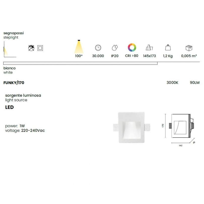 Faretto FUNKY- Ondatech