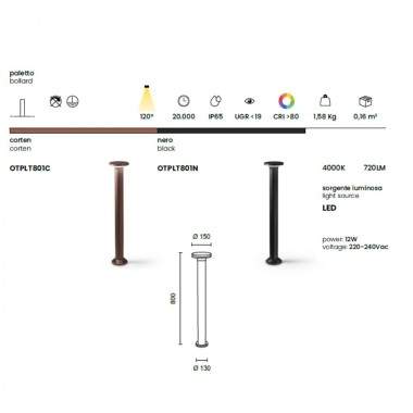 Paletto VIALE- Ondatech 2