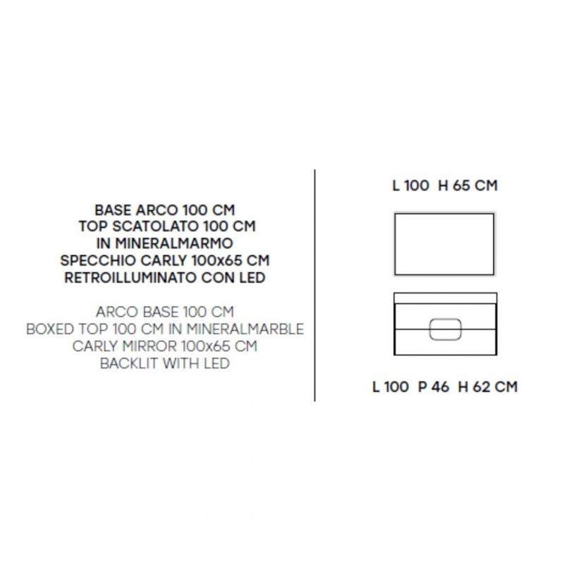 Mobile bagno ARCO2 100 CM- Modo