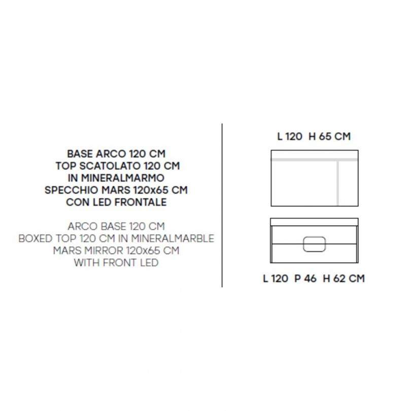 Mobile bagno ARCO3 120 CM- Modo