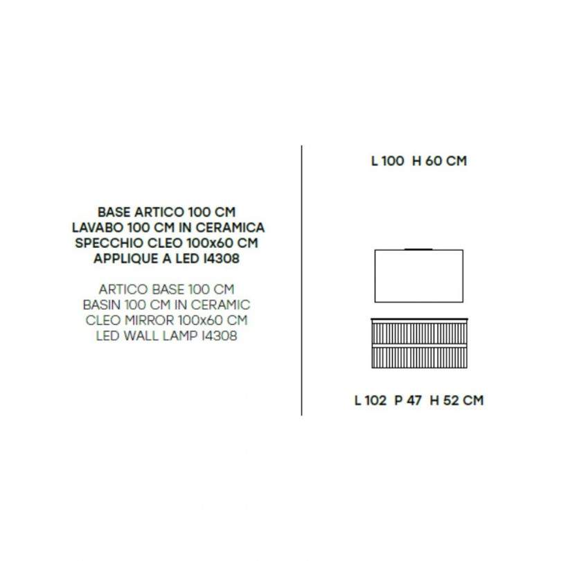 Mobile bagno ARTICO 100 CM- Modo