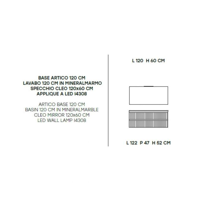 Mobile bagno ARTICO 120 CM- Modo