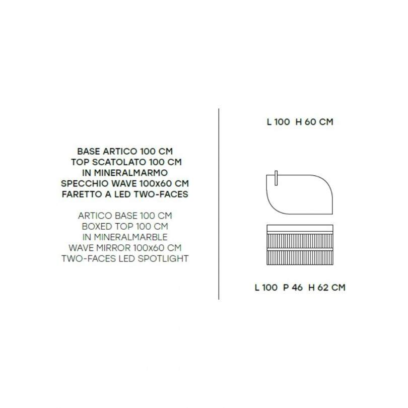 Mobile bagno ARTICO4 100 CM- Modo Mobile bagno ARTICO4 100 CM- Modo