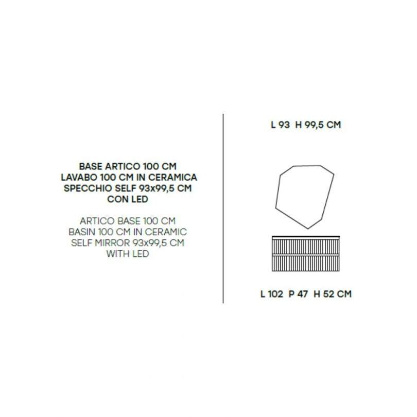 Mobile bagno ARTICO6 100 CM- Modo