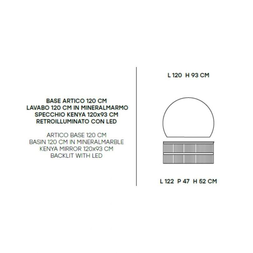 Mobile bagno ARTICO9 120 CM- Modo Mobile bagno ARTICO9 120 CM- Modo