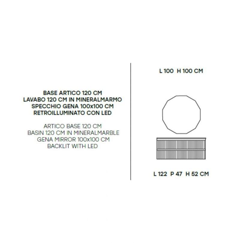 Mobile bagno ARTICO10 120 CM- Modo